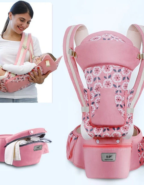 Load image into Gallery viewer, Newborn Ergonomic Baby Carrier Backpack Infant Baby Hipseat Carrier Front Facing Ergonomic Kangaroo Baby Wrap Sling Travel
