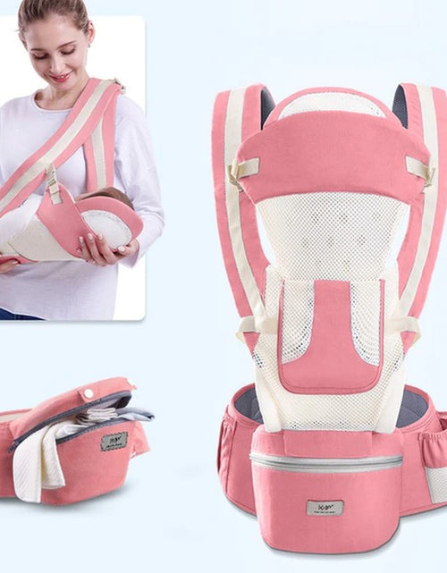 Load image into Gallery viewer, Newborn Ergonomic Baby Carrier Backpack Infant Baby Hipseat Carrier Front Facing Ergonomic Kangaroo Baby Wrap Sling Travel
