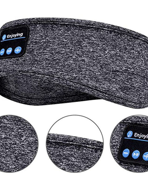 Load image into Gallery viewer, Wireless Bluetooth Sleeping Headphones Headband Thin Soft Elastic Comfortable Music Ear Phones Eye Mask For Side Sleeper Sports
