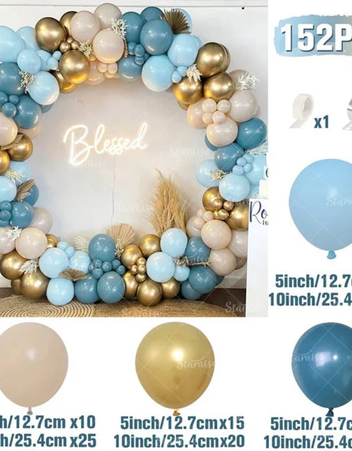 Load image into Gallery viewer, Blue White Balloon Garland Arch Kit 1St Birthday Party Decoration Kids Boy Baby Shower Globos Wedding Birthday Party Baloons
