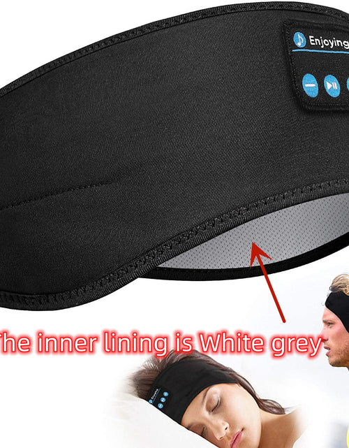 Load image into Gallery viewer, Wireless Bluetooth Sleeping Headphones Headband Thin Soft Elastic Comfortable Music Ear Phones Eye Mask For Side Sleeper Sports
