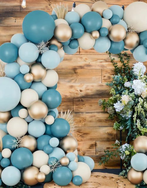 Load image into Gallery viewer, Blue White Balloon Garland Arch Kit 1St Birthday Party Decoration Kids Boy Baby Shower Globos Wedding Birthday Party Baloons
