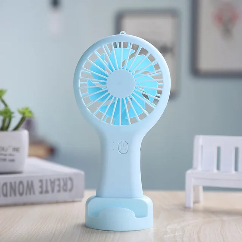 Summer New Portable USB Charging Fan with Three Adjustable Gears Creative Mini Handheld Small Fan Summer Cooling Equipment