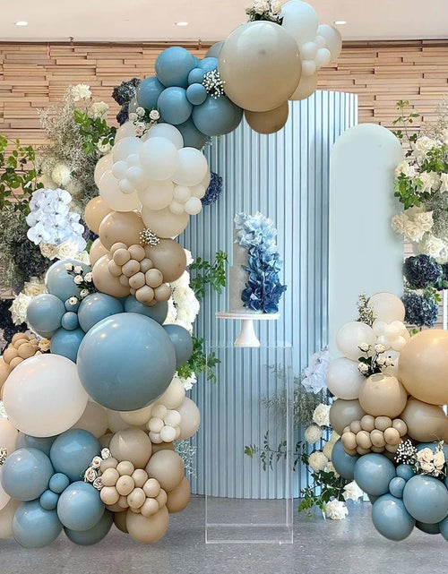 Load image into Gallery viewer, Blue White Balloon Garland Arch Kit 1St Birthday Party Decoration Kids Boy Baby Shower Globos Wedding Birthday Party Baloons
