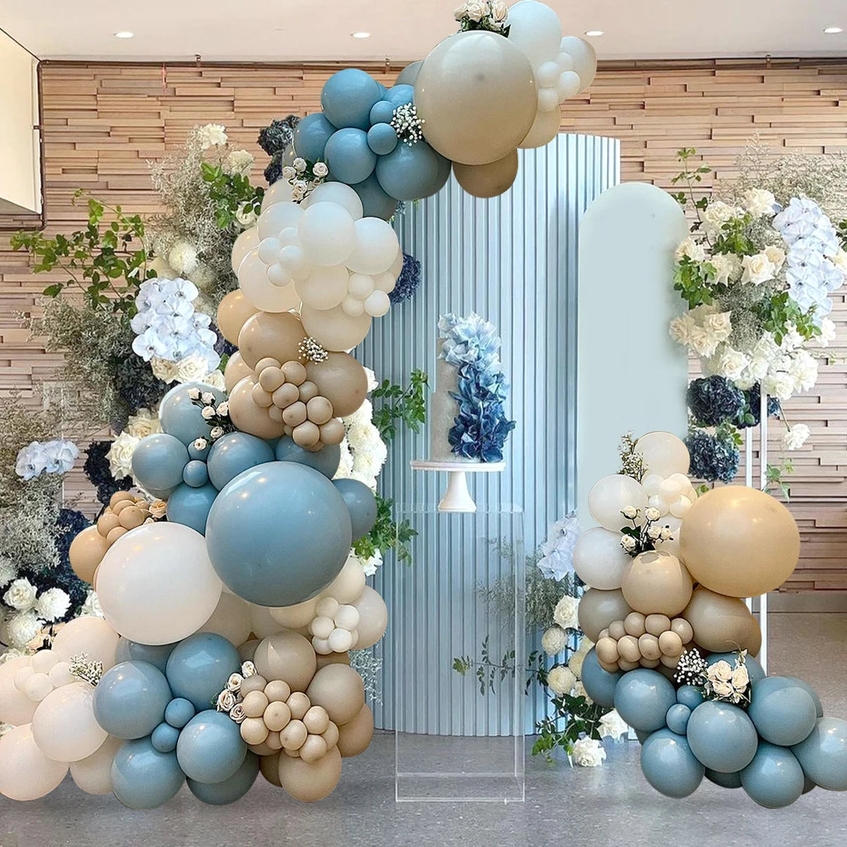 Blue White Balloon Garland Arch Kit 1St Birthday Party Decoration Kids Boy Baby Shower Globos Wedding Birthday Party Baloons