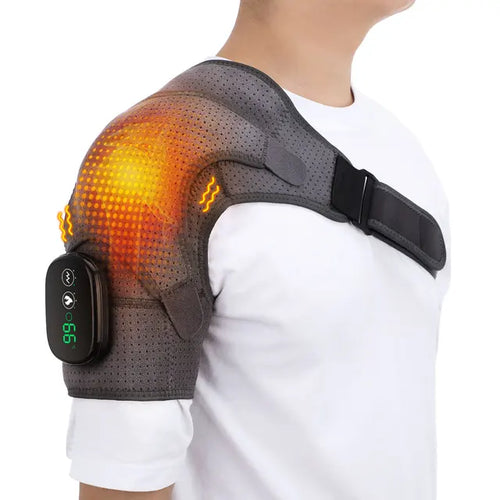 Load image into Gallery viewer, Electric Heating Shoulder Massager Vibration Massage Shoulder Brace Support Belt Arthritis Relief Fatigue Shoulder Massage
