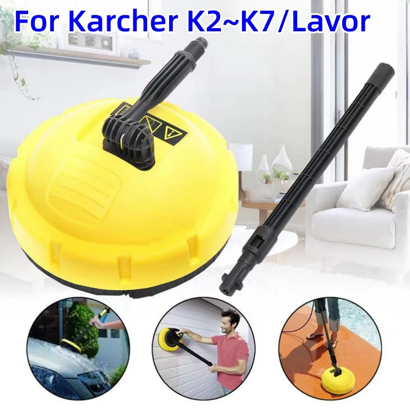 High Pressure Rotary Brush, Disc Floor Scrubber, Floor Scrubber, Cleaning Car Brush, for Karcher K2~K7/Lavor Car Washing