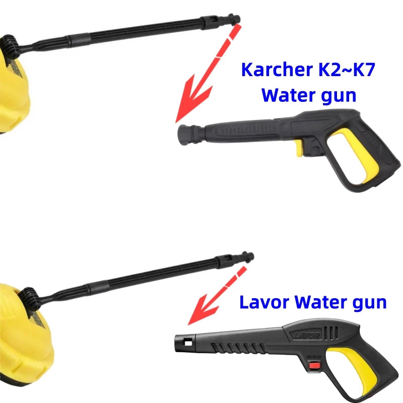 High Pressure Rotary Brush, Disc Floor Scrubber, Floor Scrubber, Cleaning Car Brush, for Karcher K2~K7/Lavor Car Washing