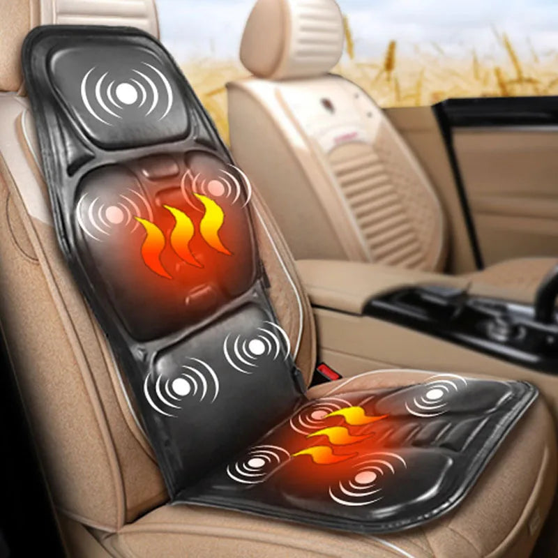 Massage Chair Neck Massager Back Electric Car Seat Vibrator Back Neck Massagem Cushion Heat Pad for Legs Waist Body Massageador