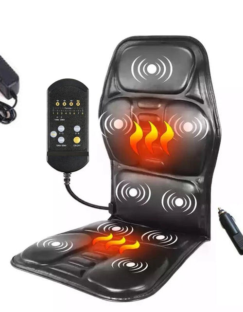 Load image into Gallery viewer, Massage Chair Neck Massager Back Electric Car Seat Vibrator Back Neck Massagem Cushion Heat Pad for Legs Waist Body Massageador
