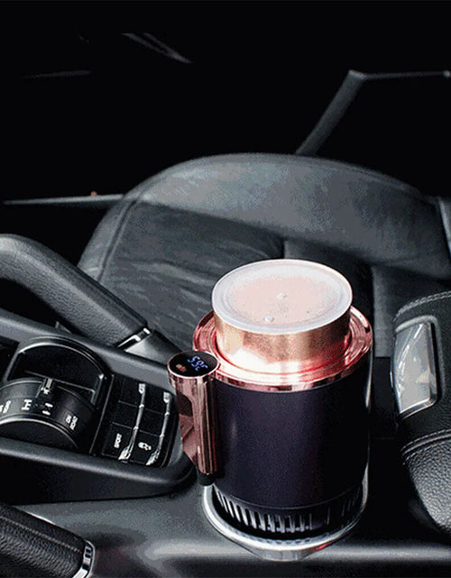 Load image into Gallery viewer, Smart Car 2-In-1 Hot and Cold Cup Drinks Holder Home Fast Refrigeration Cooling/Heating Mini Touch Screen Beverage Mug
