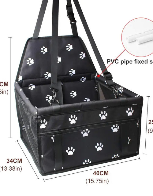 Load image into Gallery viewer, Pet Stroller Safety Basket Hold (1 Piece), Portable Breathable Car Pet Bag, Creative Pet Travel Bag
