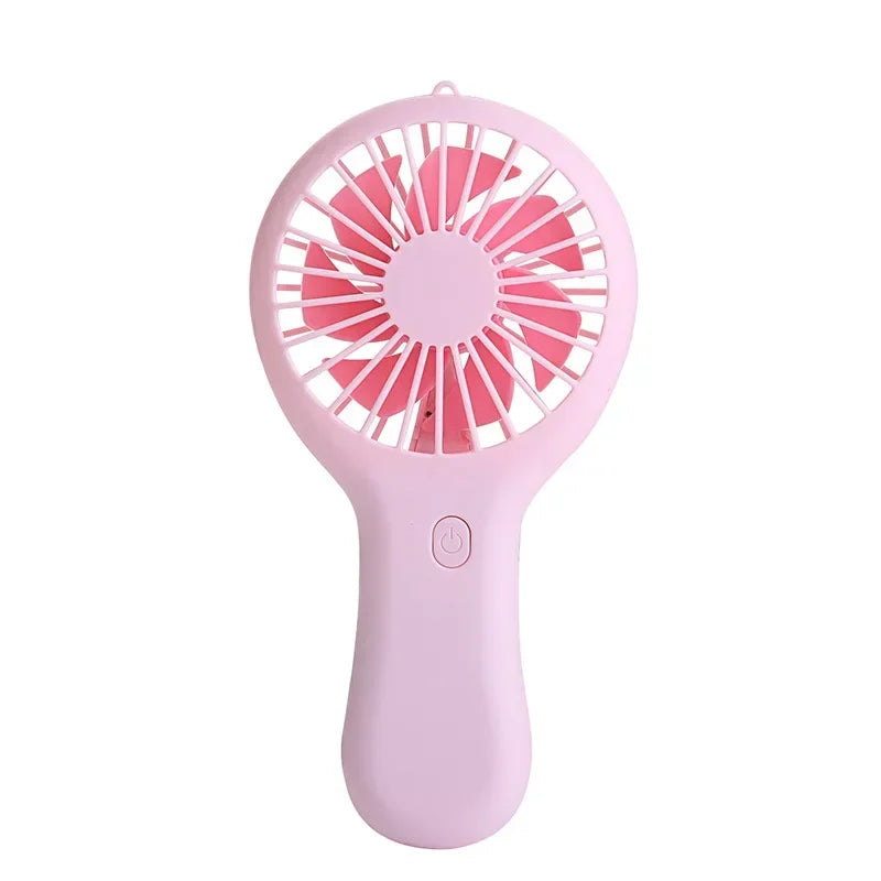 Summer New Portable USB Charging Fan with Three Adjustable Gears Creative Mini Handheld Small Fan Summer Cooling Equipment