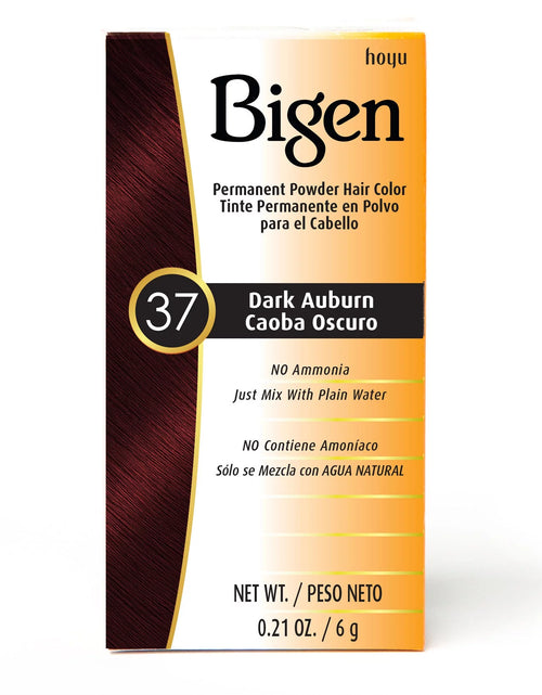 Load image into Gallery viewer, - Permanent Powder Hair Color [ DARK AUBURN #37 ] 0.21 Oz. * BEAUTY TALK LA *
