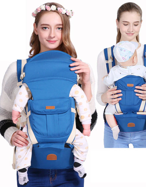 Load image into Gallery viewer, Newborn Ergonomic Baby Carrier Backpack Infant Baby Hipseat Carrier Front Facing Ergonomic Kangaroo Baby Wrap Sling Travel
