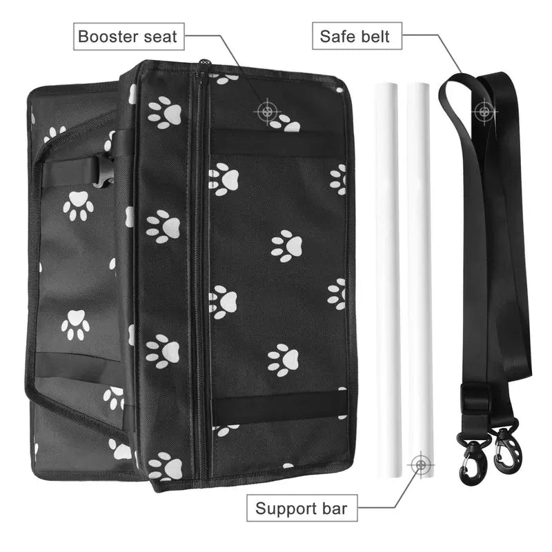 Pet Stroller Safety Basket Hold (1 Piece), Portable Breathable Car Pet Bag, Creative Pet Travel Bag